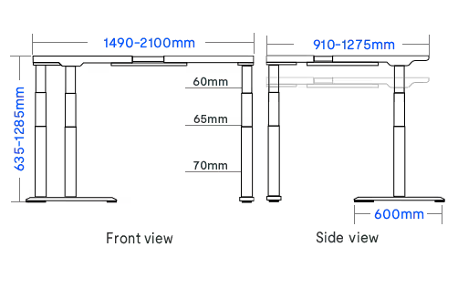 Khung bàn nâng hạ E7T