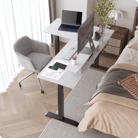 Bàn làm việc chuyên nghiệp hình chữ L