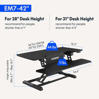 Bàn nâng máy tính EM7L